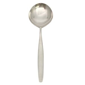 Georg Jensen Denmark Cypress Sterling Silver Small Serving Spoon 8 1/2" #18626
